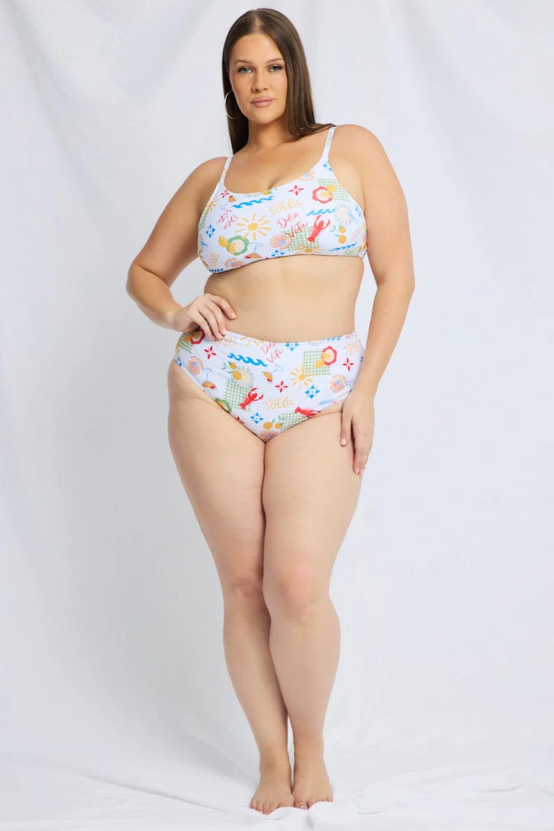 Multi Abstract Bikini Set - Image 3