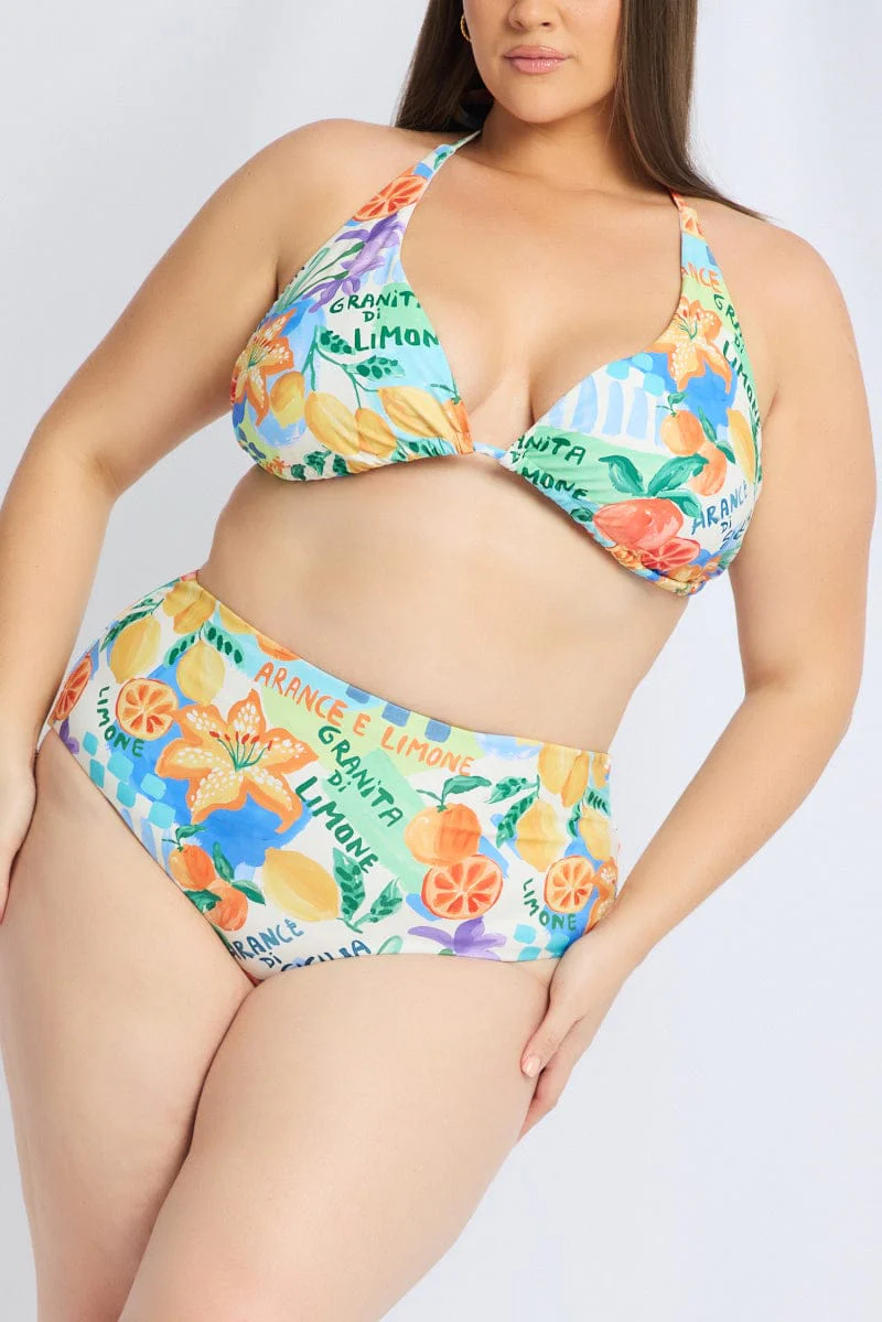 Multi Abstract Triangle Bikini Set - Image 6