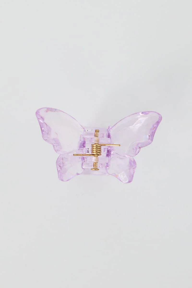Multi Colour Butterfly Hair Clip