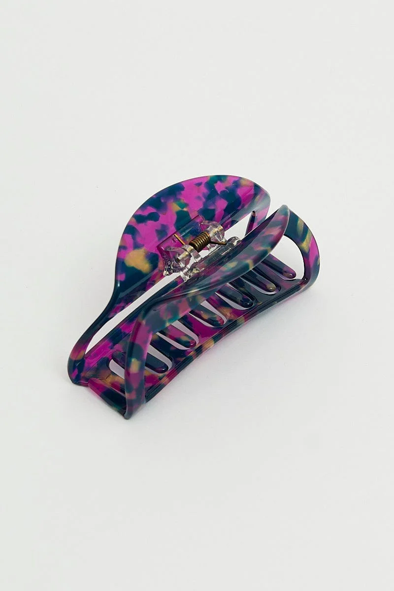 Multi Colour Claw Clip - Image 2