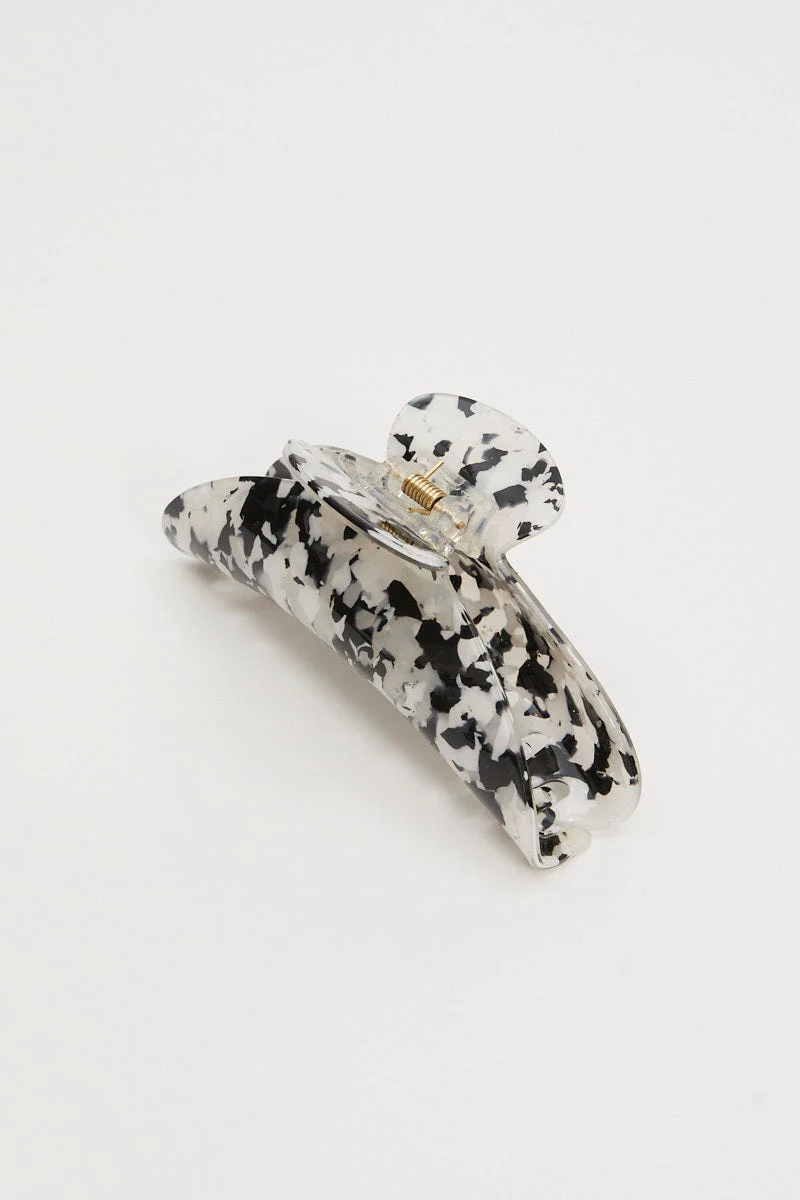 Multi Colour Large Hair Claw - Image 2