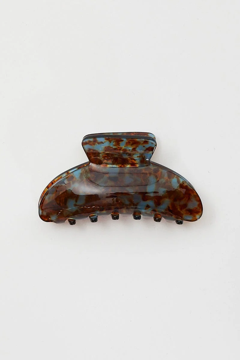 Multi Colour Large Hair Claw