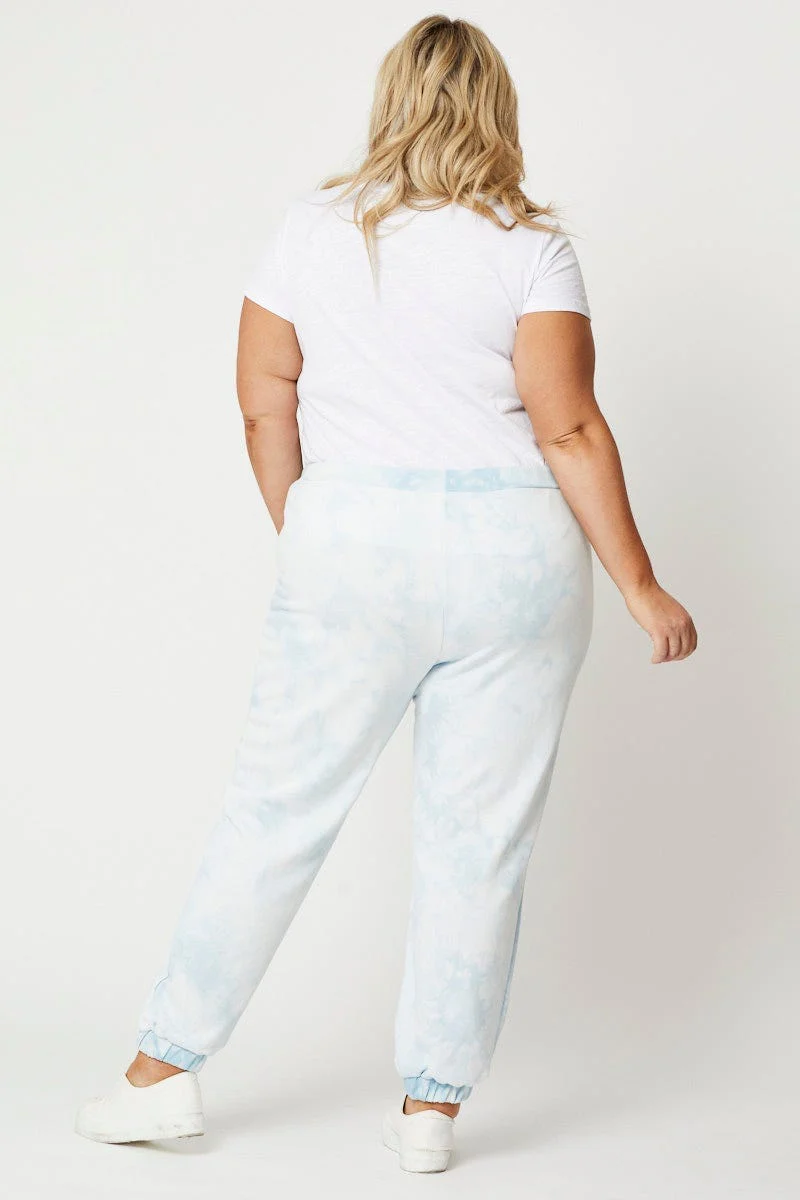 Multi Colour Track Pant Jersey Drawstring - Image 4