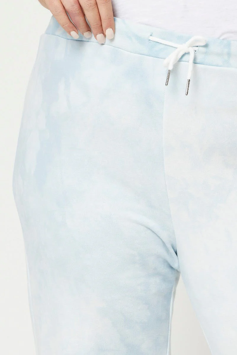 Multi Colour Track Pant Jersey Drawstring - Image 5