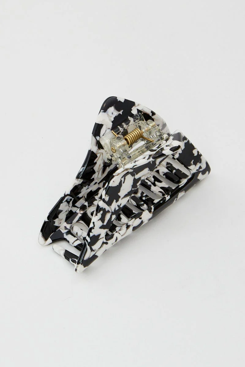 Multi Colour Triangle Claw Clip - Image 2