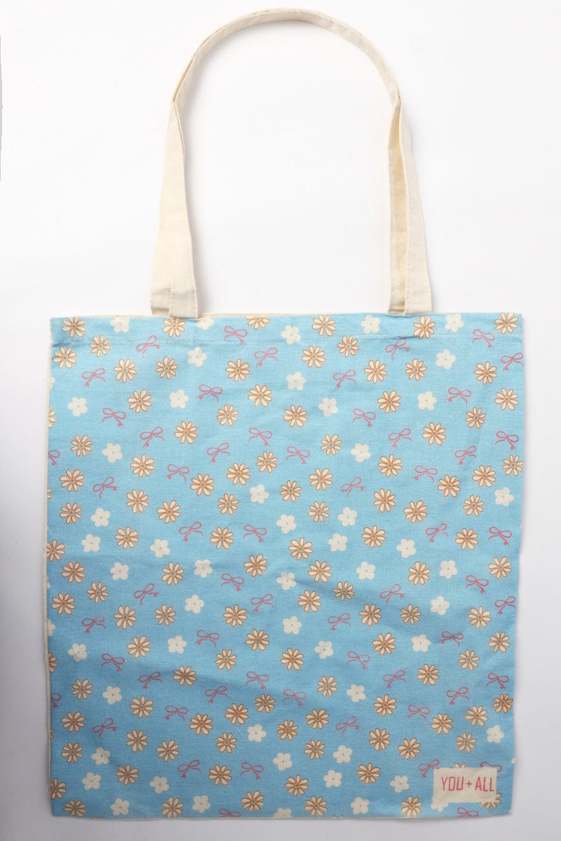 Multi Ditsy Tote Bag Printed Flower Power