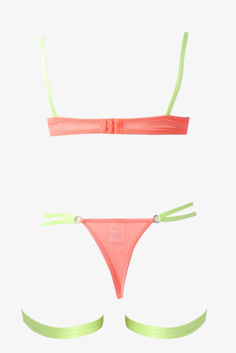 Multi Embroidered Lingerie Set - Image 2