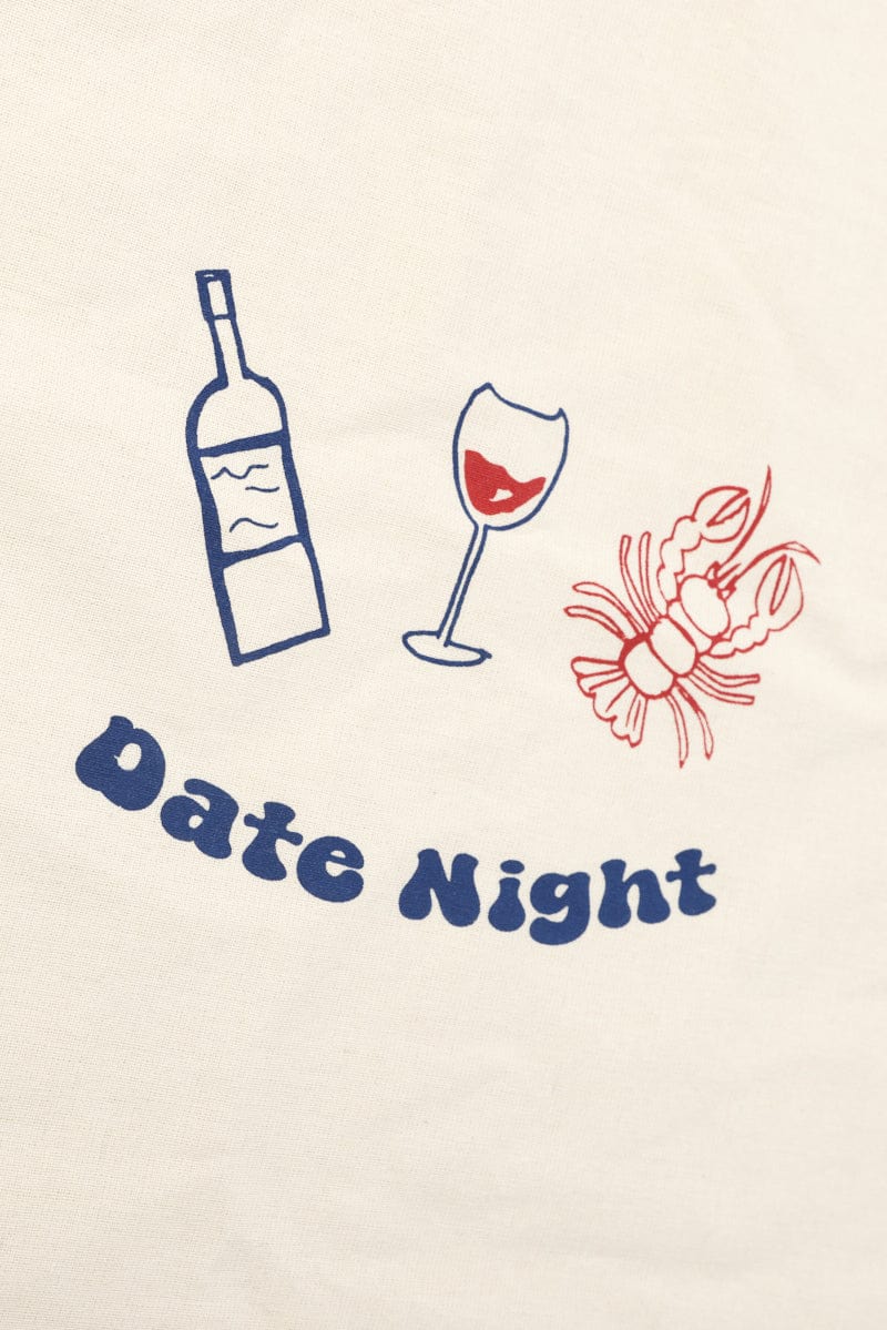 Multi Print Tote Bag Printed Date Night - Image 2
