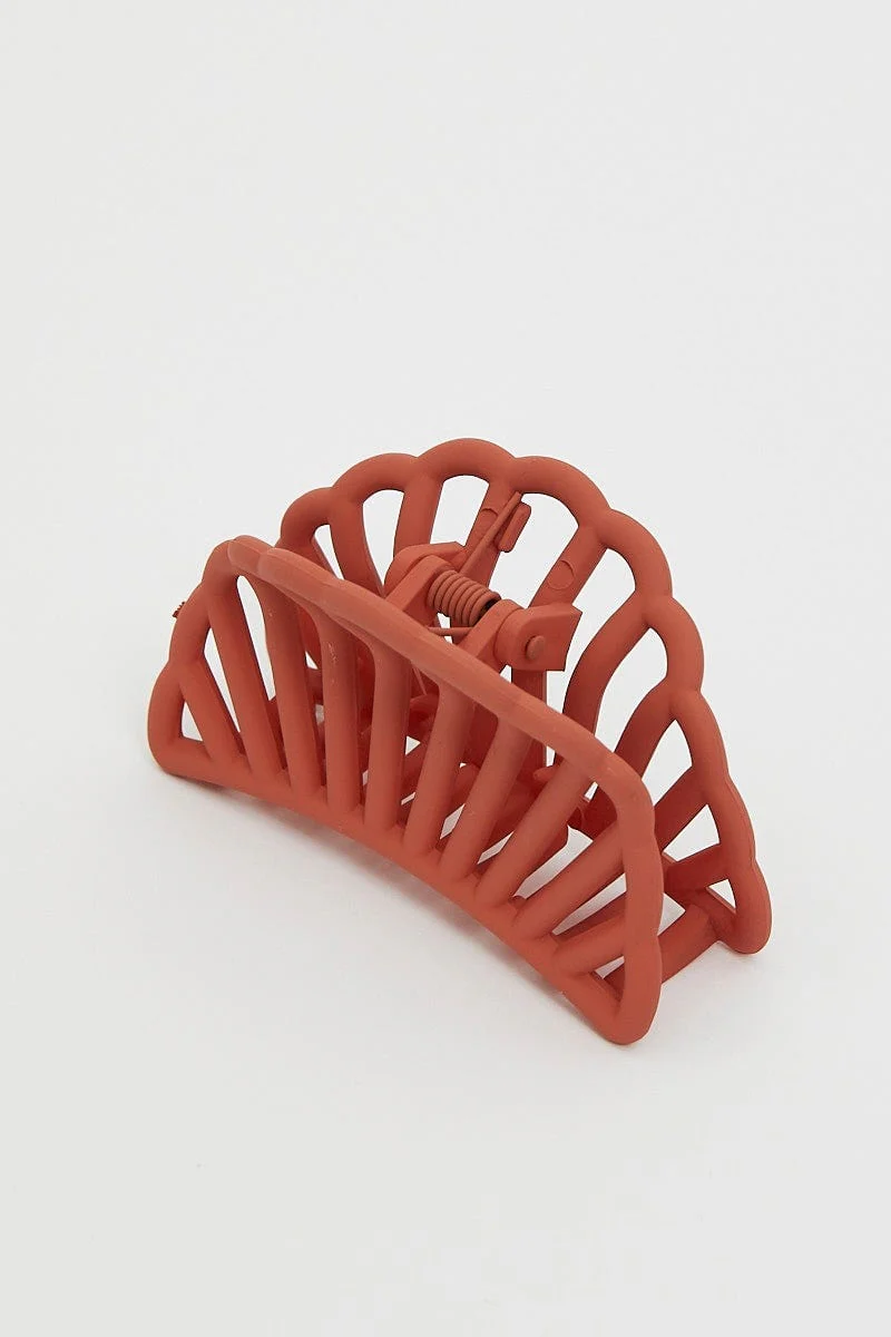 Orange Claw Clip - Image 2