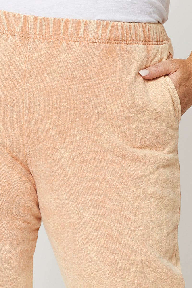 Orange Jersey Track Pants - Image 5