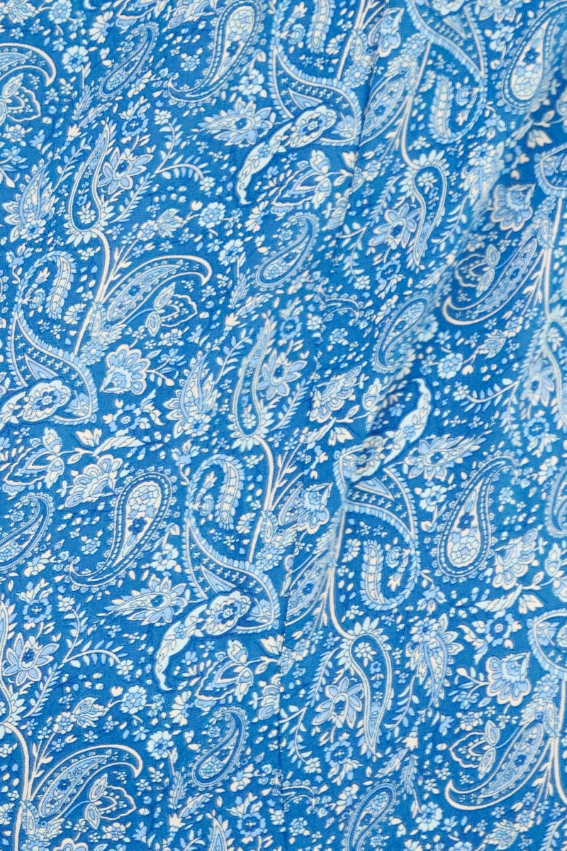 Paisley Pr Maxi Dress Off Shoulder Short Sleeve - Image 6