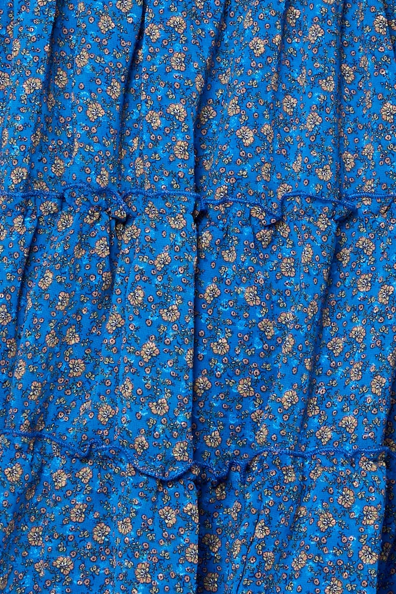 Paisley Pr Skater Dress V-neck Short Sleeve - Image 6