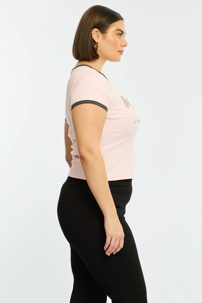Pink Baby Tee Short Sleeve - Image 4