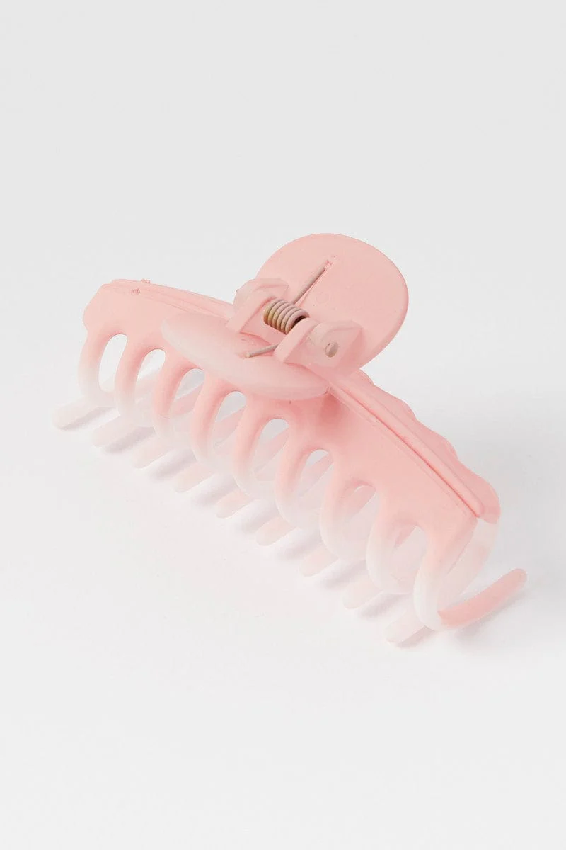 Pink Classic Hair Claw Clip