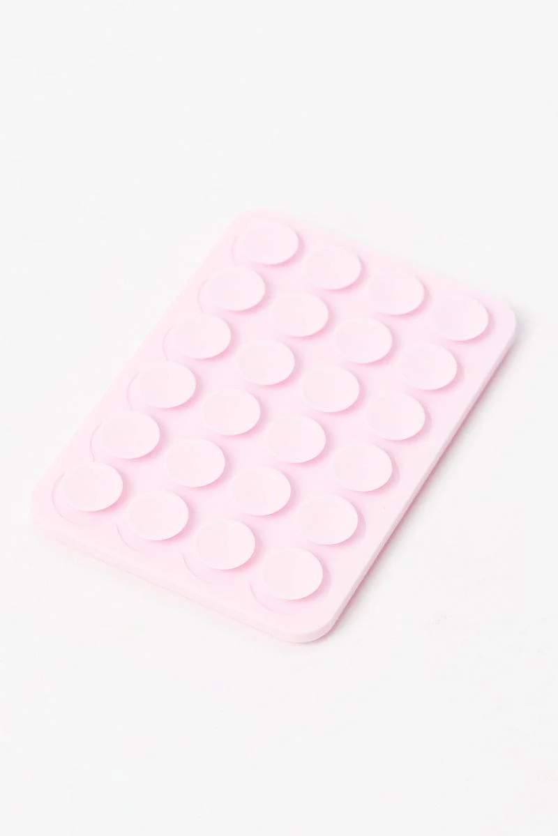 Pink Double Side Suction Phone Grip - Image 2