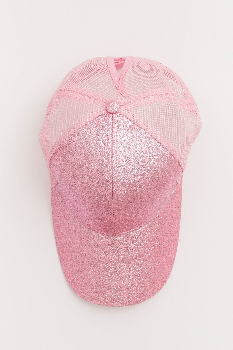 Pink Glitter Trucker Cap - Image 2