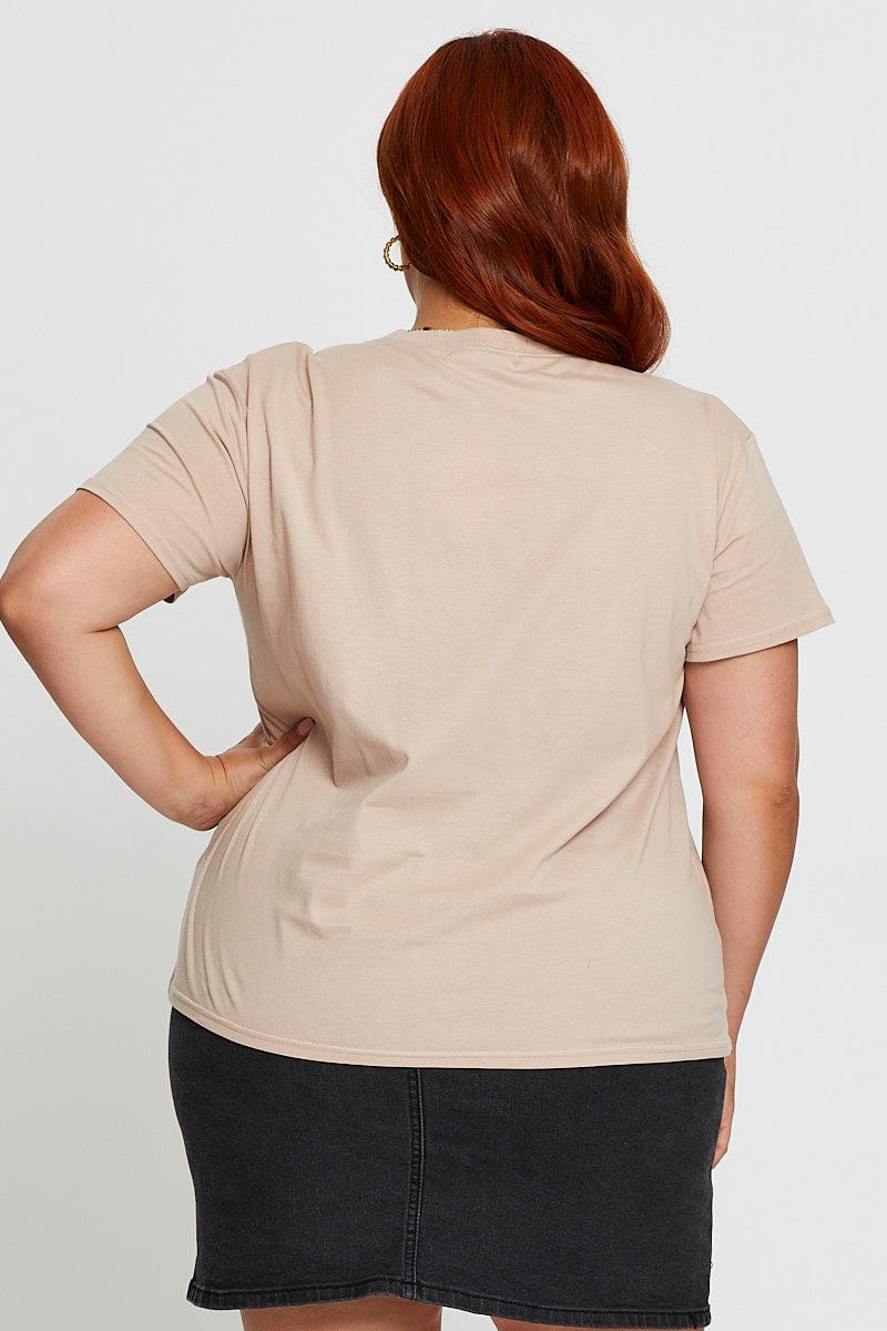Pink Graphic T-shirt Calabasas Short Sleeve Cotton - Image 5