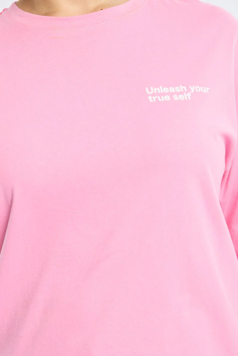 Pink Long Sleeve Top - Image 5