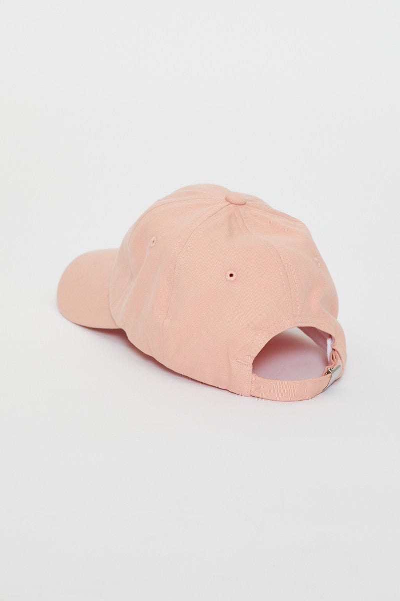 Pink Los Angeles Embroidered Cap - Image 3