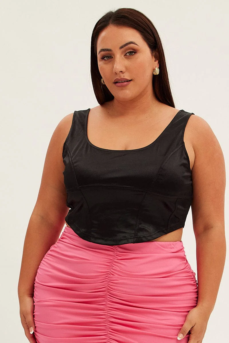 Pink Mini Skirt Ruched - Image 3