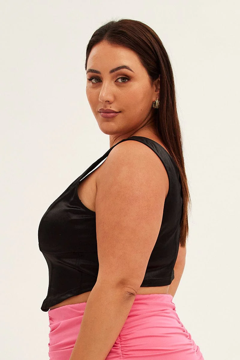 Pink Mini Skirt Ruched - Image 4