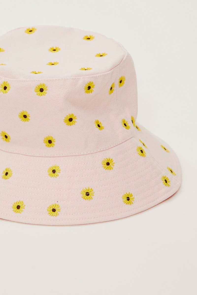 Pink Plus Flower Bucket Hat - Image 3