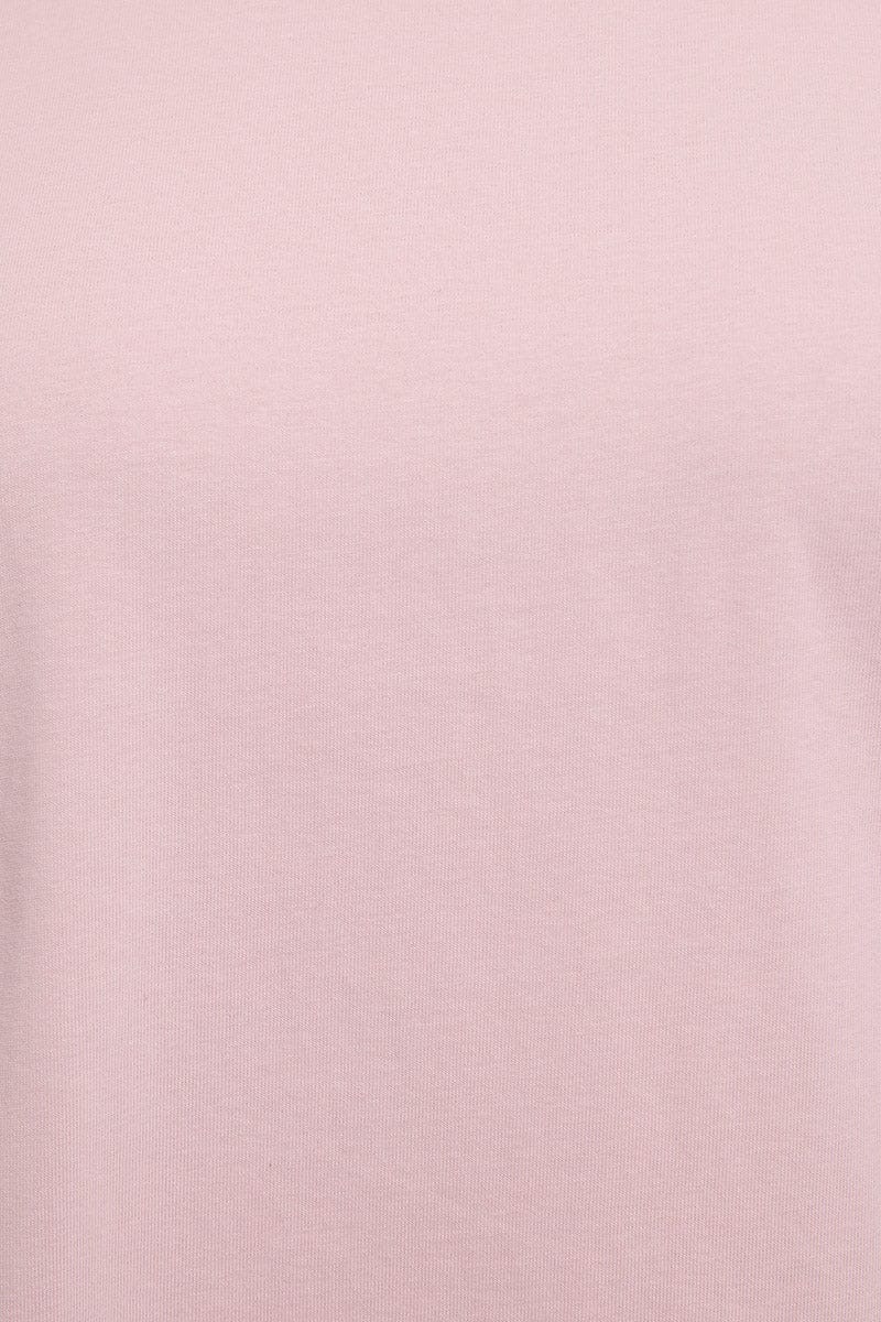 Pink Relaxed Tee Short Sleeve - Image 4