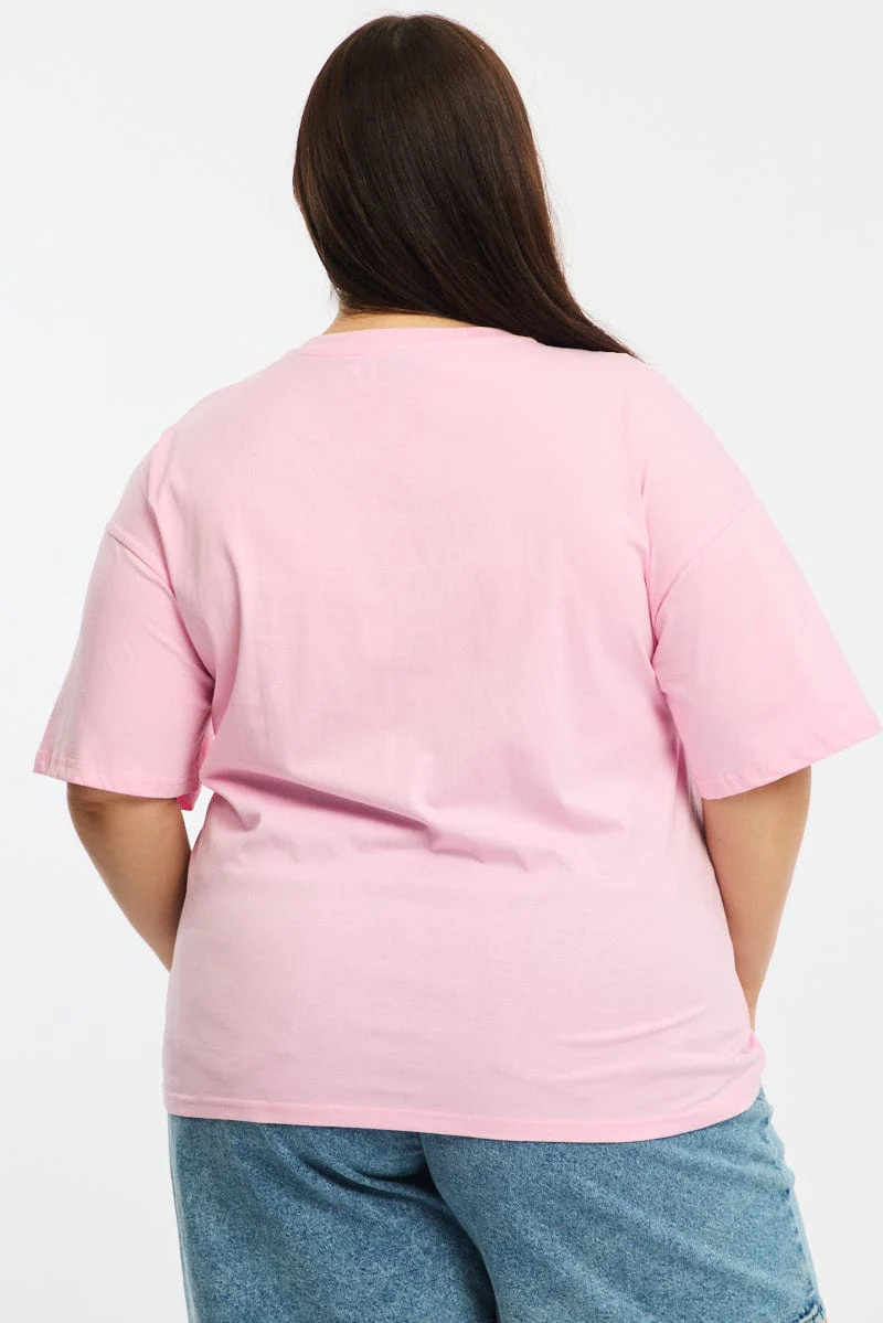 Pink Sardine T-shirt Short Sleeve - Image 4
