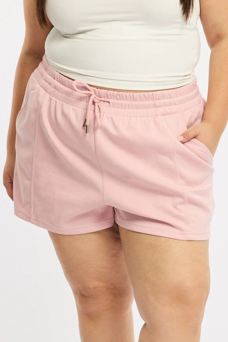 Pink Track Shorts - Image 2