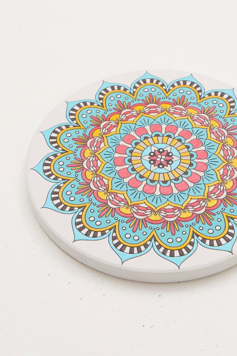Print Plus Boho Print Mandala Coasters - Image 3
