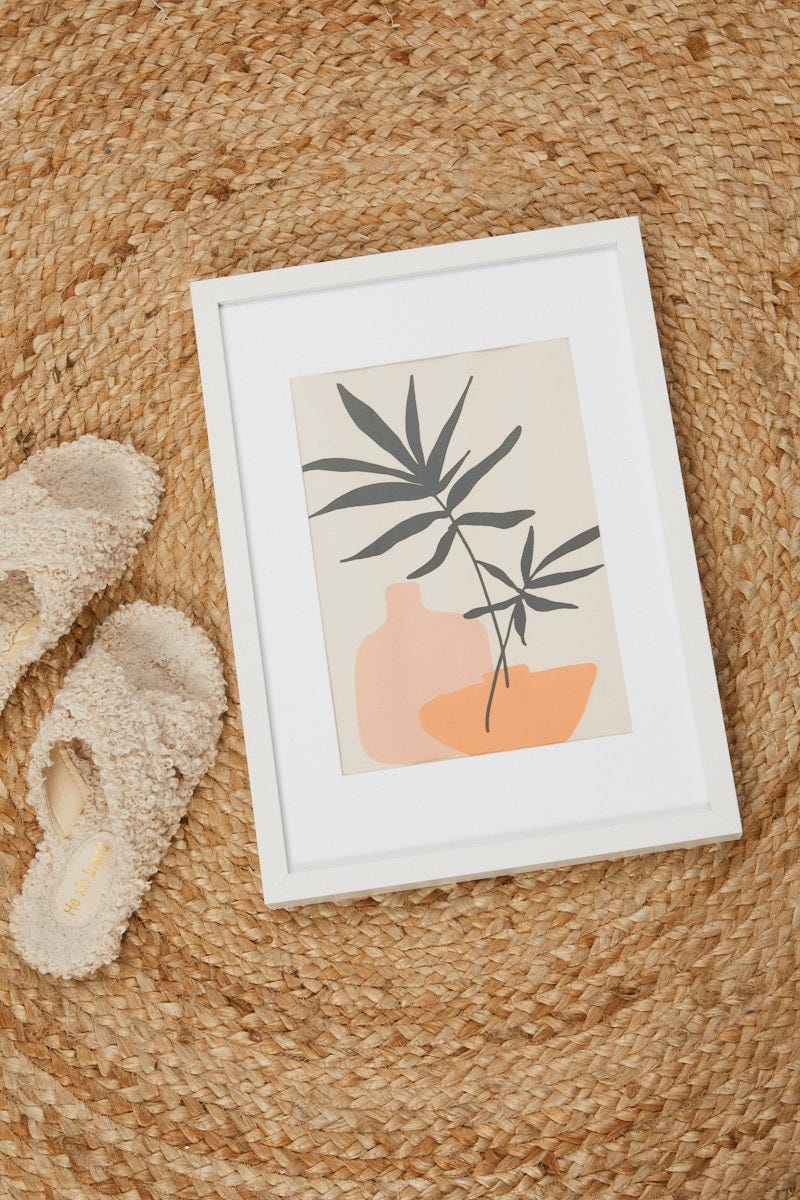 Print Vase And Plant 30Cm By 40Cm Poster Print
