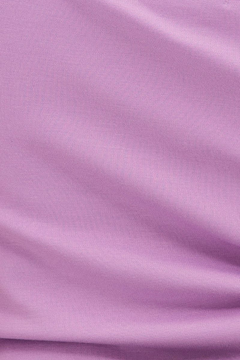 Purple Corset Top Ponte Sleeveless - Image 6