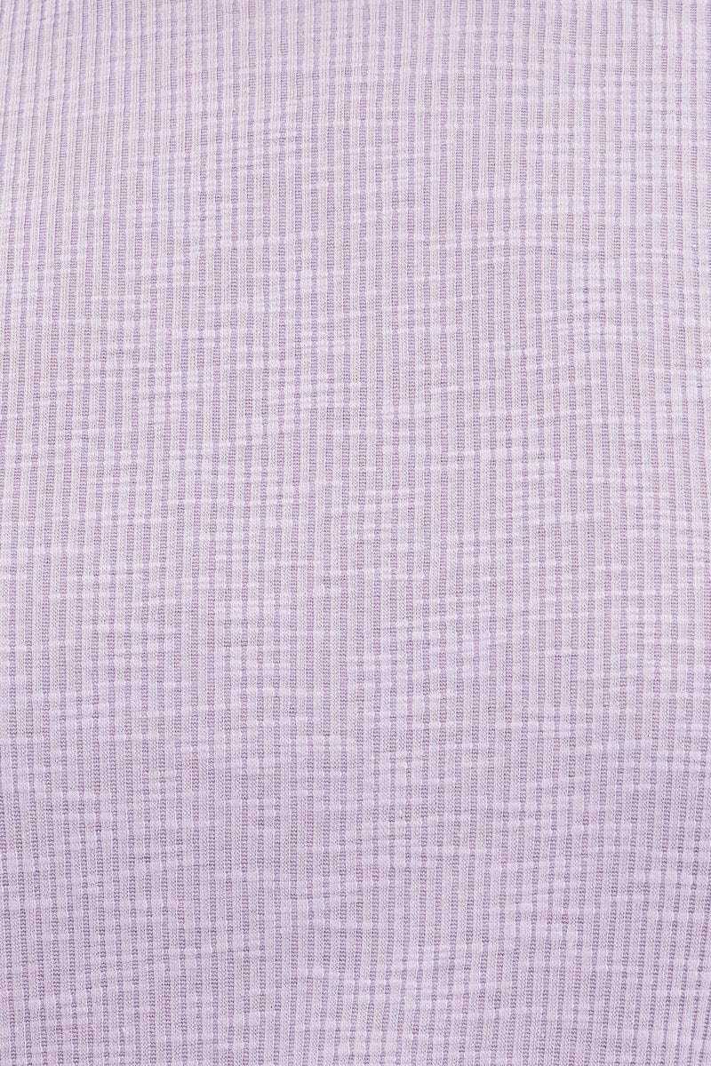 Purple Tank Top Sleeveless Crew Neck - Image 6