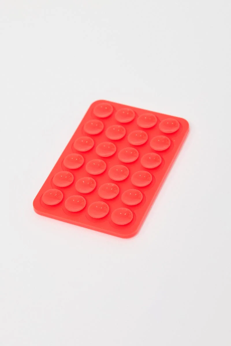 Red Double Side Suction Phone Grip - Image 2