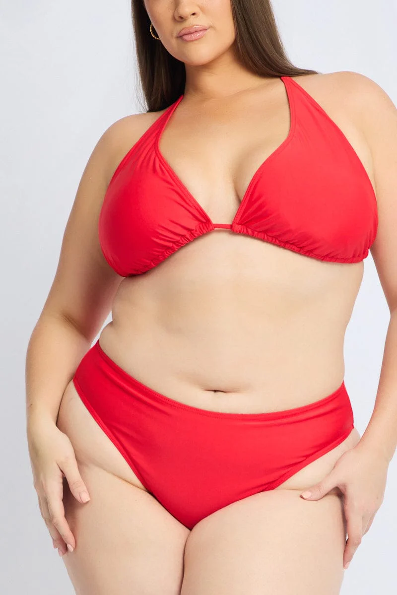 Red Tie Back Bikini Set - Image 6