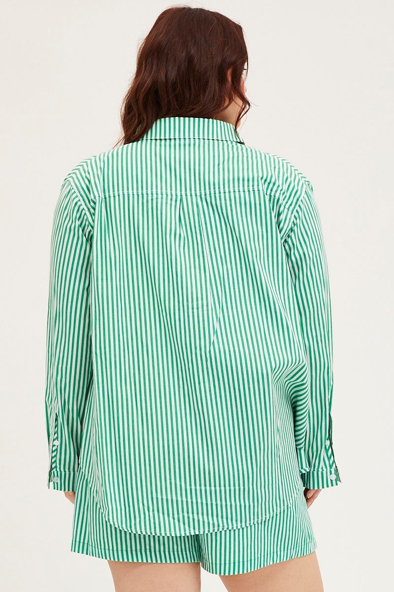Stripe Long Sleeve Shirts - Image 6