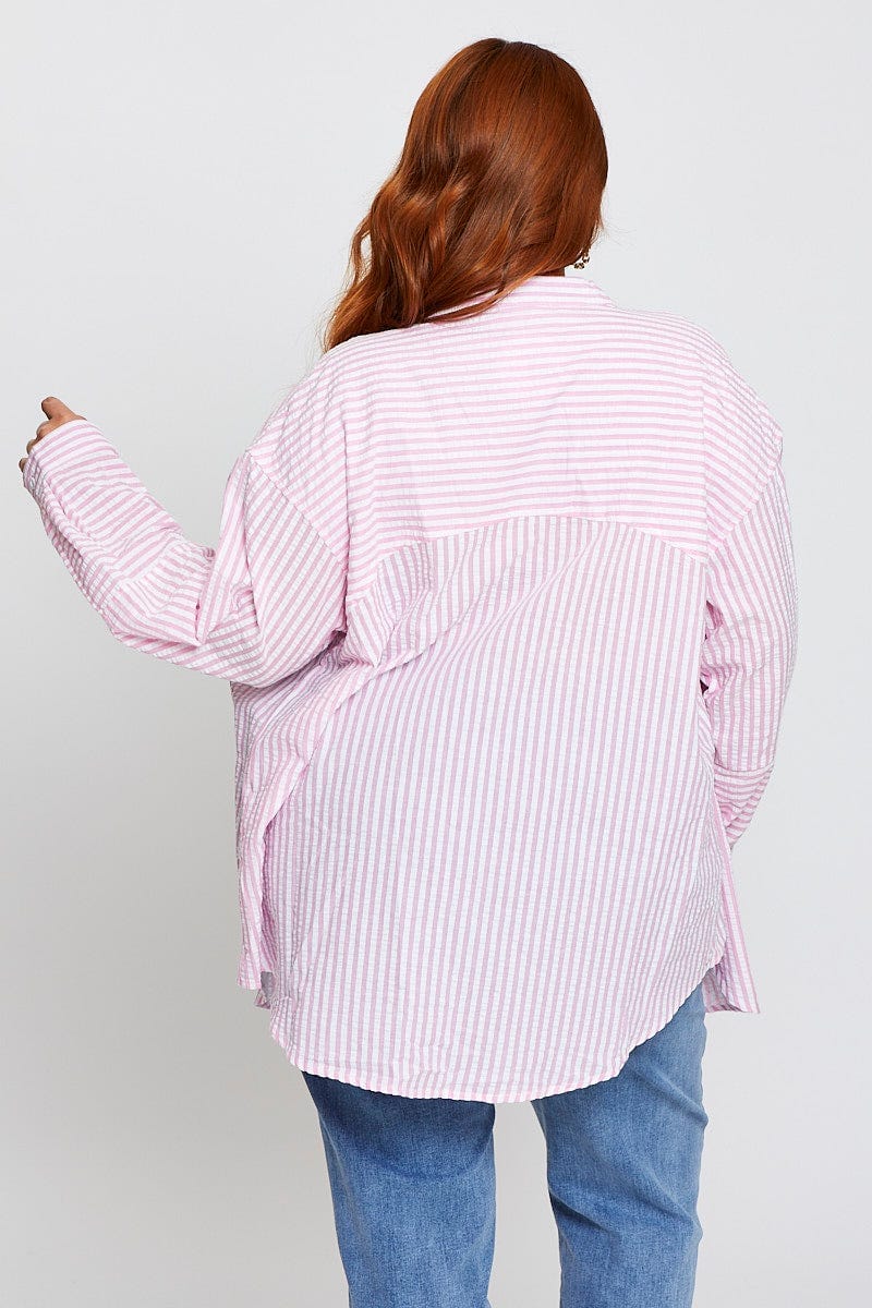 Stripe Oversized Shirt - Image 5
