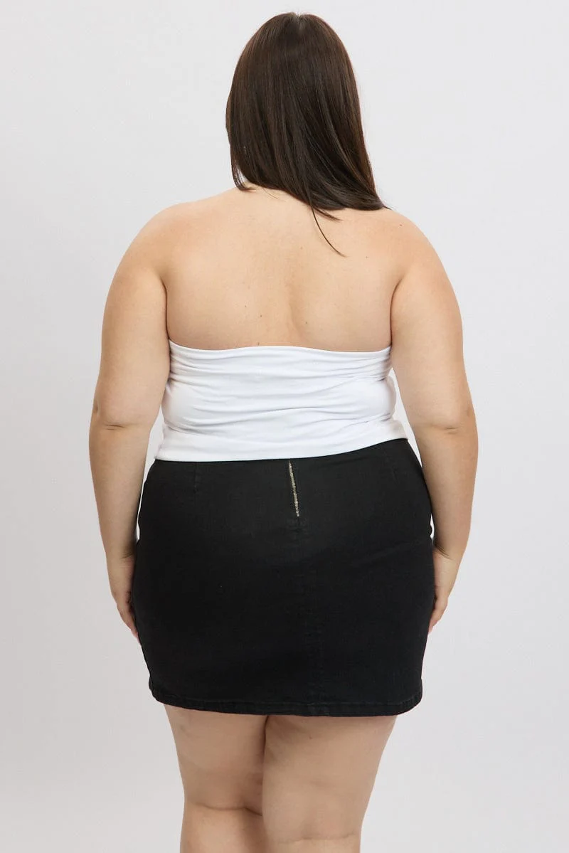 White Bandeau Top - Image 5