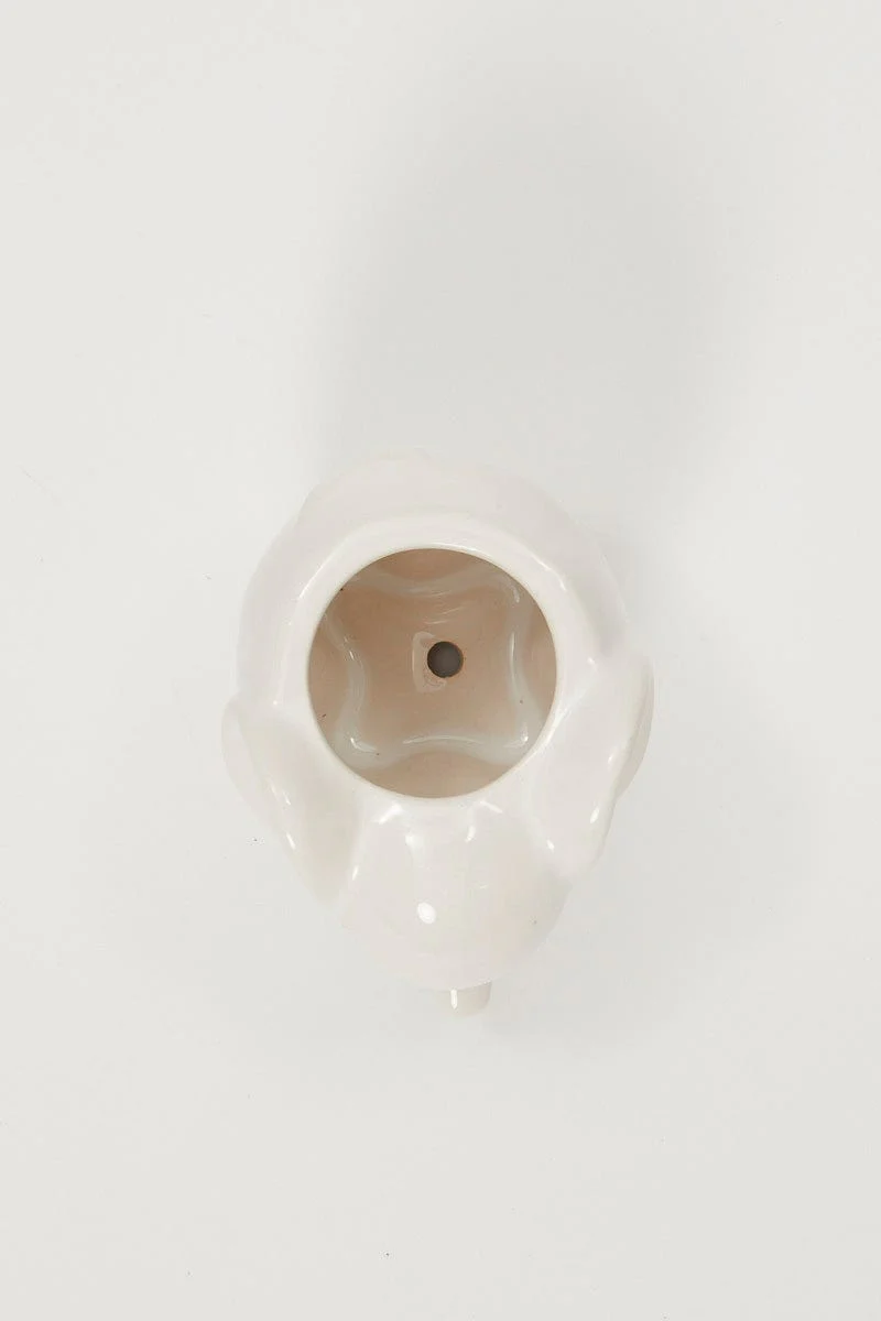 White Cute Elephant Plant Pot - Image 3