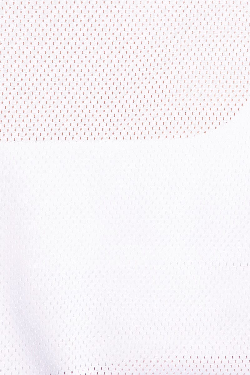 White Graphic T-shirt Short Sleeve Crew Neck - Image 6