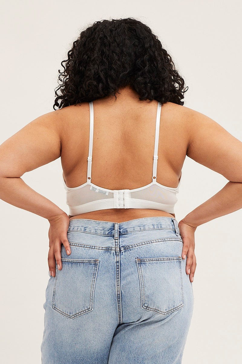 White Lace Bralette - Image 3
