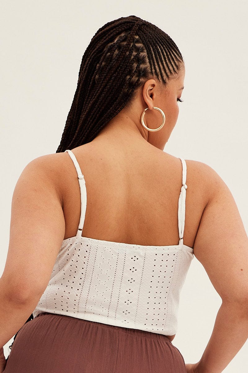 White Lace Corset Top - Image 5