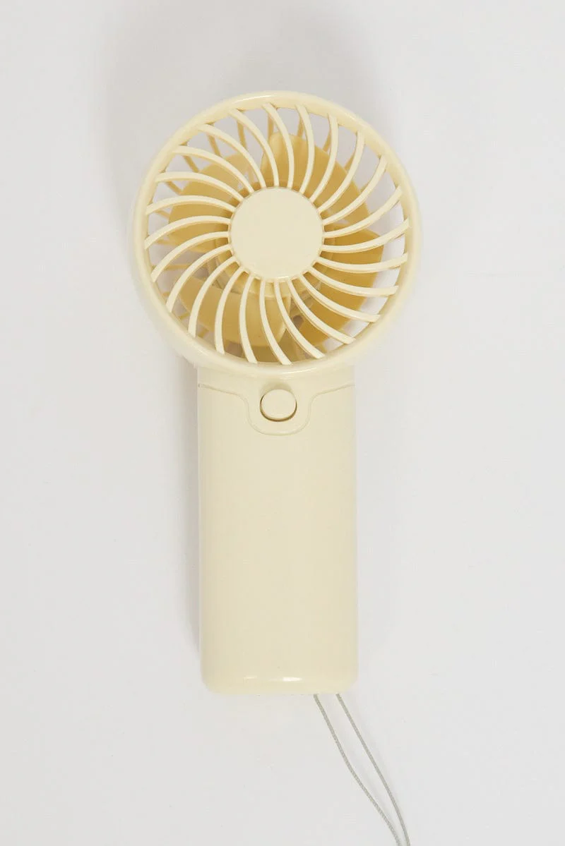 White Mini Fan - Image 2