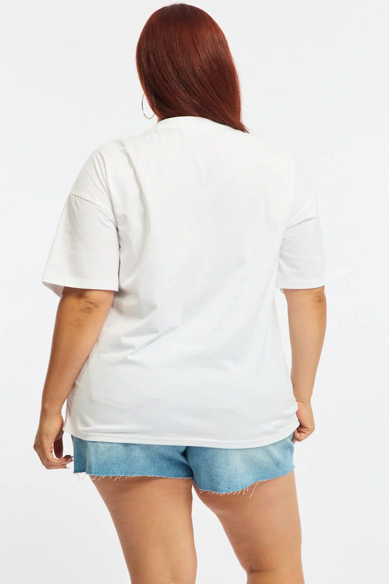 White Papaya Graphic Tee Short Sleeve - Image 5