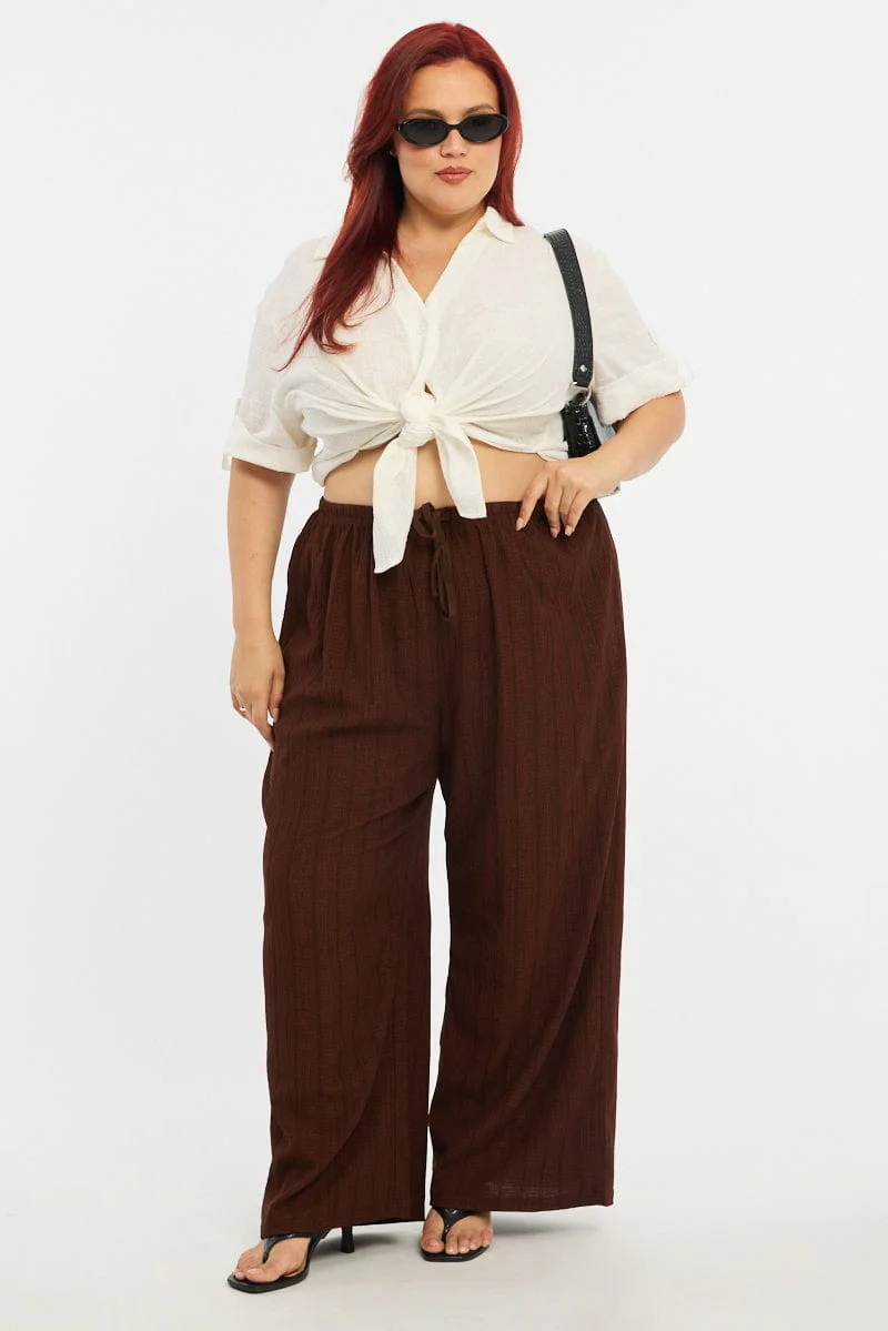 White Relaxed Shirt Short Sleeve - Image 2