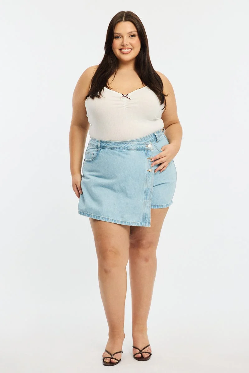White Singlet Top - Image 2