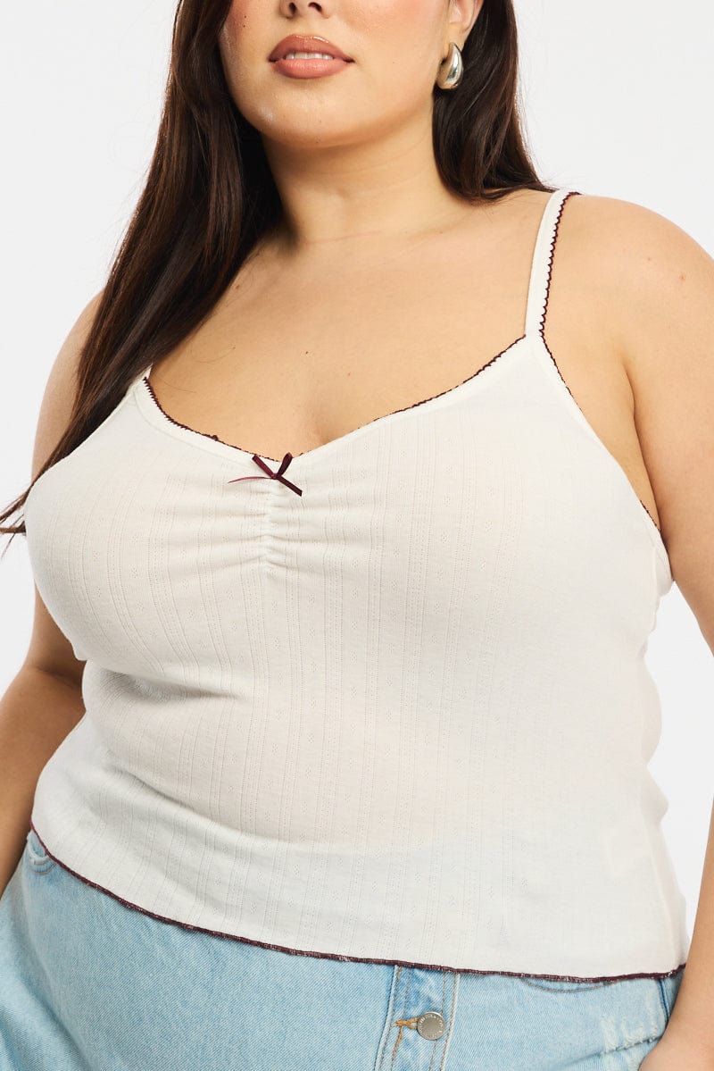 White Singlet Top - Image 5
