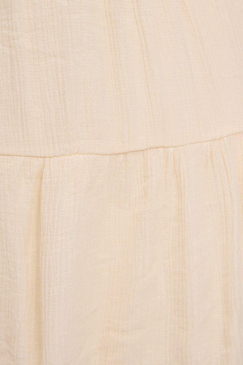 White Skorts Elastic Waist - Image 4