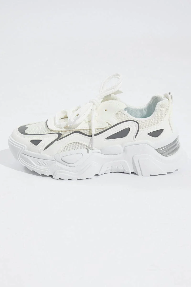 White Sneakers - Image 2