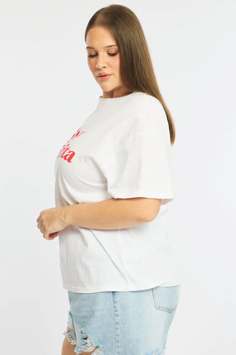 White Spicy Senorita Tee - Image 4
